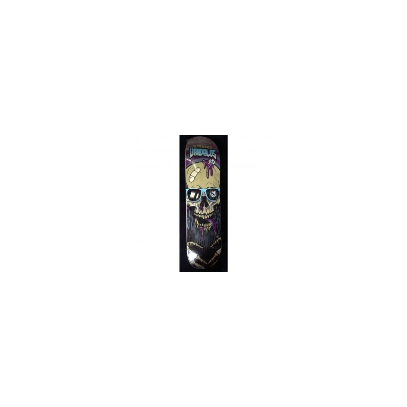 tabla vandalos skate zombie morado