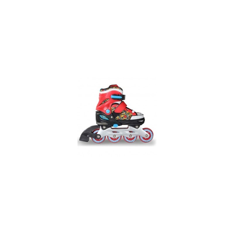 D Patines En Línea Angry Birds Monk - Rojo con Azul
