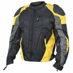 Chamarra Xelement con Protecciones CF-625-Amarillo
