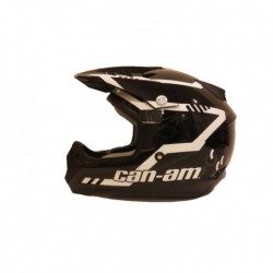 Casco CAN-AM X1 Cross Mission-Negro con Blanco