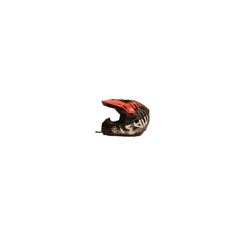 Casco CAN-AM XC-3 race ritual negro/naranja