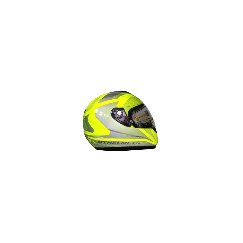 Casco MT Helmets Thunder Reflexion Amarillo