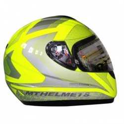Casco MT Helmets Thunder Reflexion Amarillo