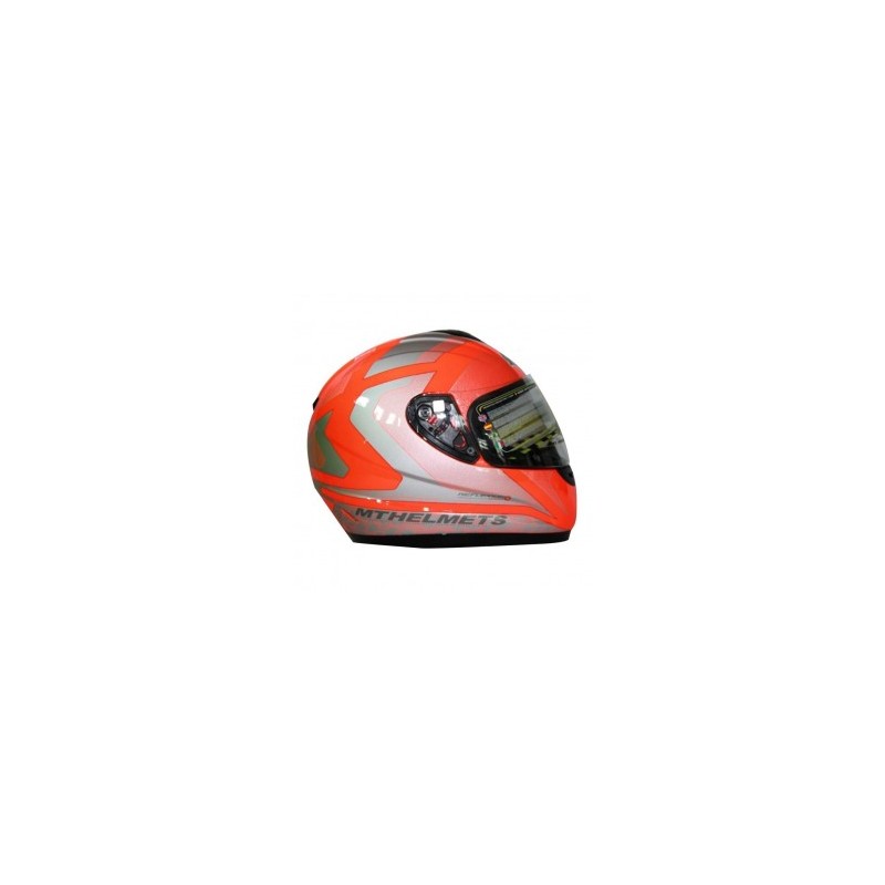 Casco MT Helmets Thunder Reflexion Naranja