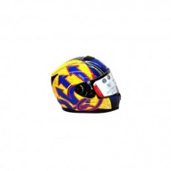 Casco MT Helmets Linxs Azul Amarillo