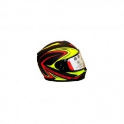 Casco MT Helmets Linxs Amarillo Rojo