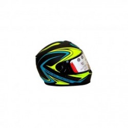 Casco MT Helmets Linxs Amarillo Azul