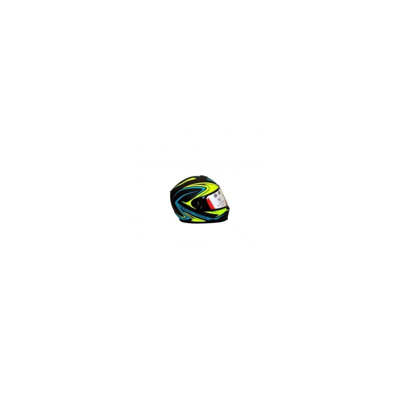 Casco MT Helmets Linxs Amarillo Azul