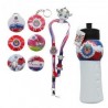 kit de Souvenirs Oficiales Chivas: 1 Listón a cuello + 1 Kit de Fotobotones (6 piezas) + 1 Chivalindro