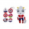 Kit de Souvenirs Oficiales Chivas: 1 Peluche 9” + 1 kit de Fotobotones (6 piezas)