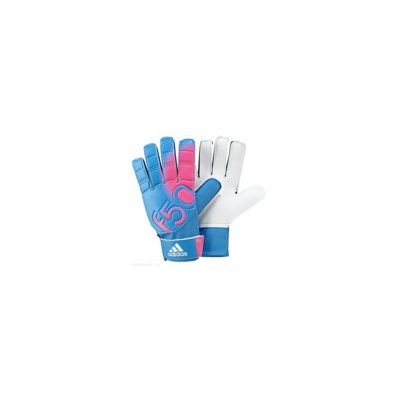 Guantes de portero Adidas F50 Training-Azul con rosa