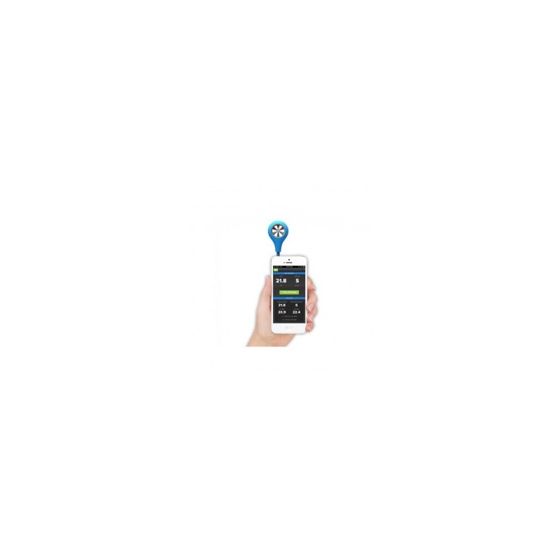 Anemometro Digital para Smartphone WeatherFlow Medidor de Viento iPhone iPad Android