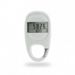 Step Count 3D Sensor pedometer(Blanco)