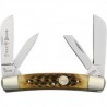 Boker Congress Old Stamp Hueso Antiguo Resacado