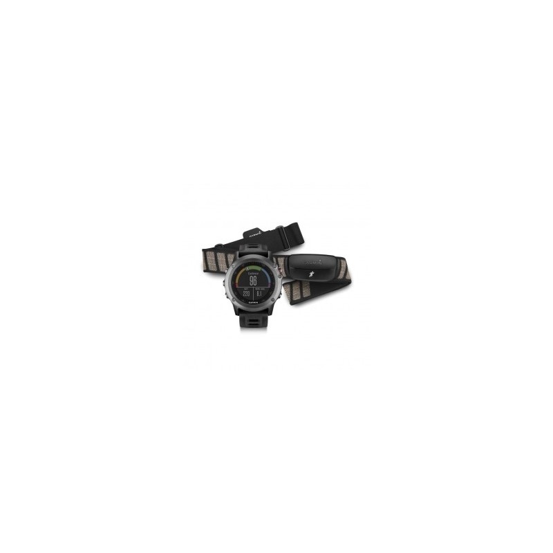 Reloj Multideporte Garmin Fenix 3 con banda-Gris