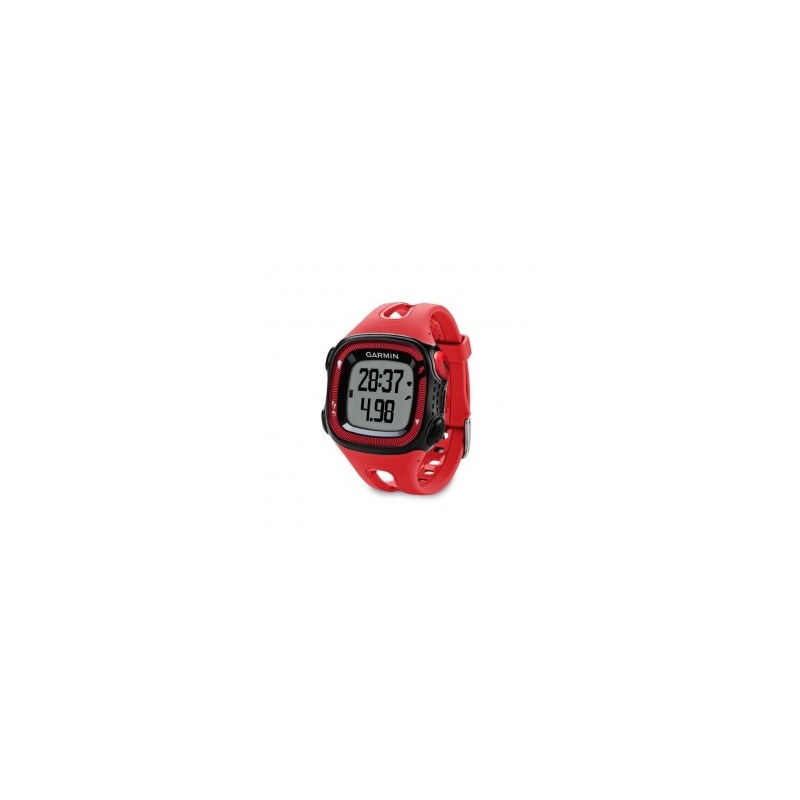 Reloj de Fracuencia Cardíaca Garmin Forerunner 15 con Banda-Negro con Rojo