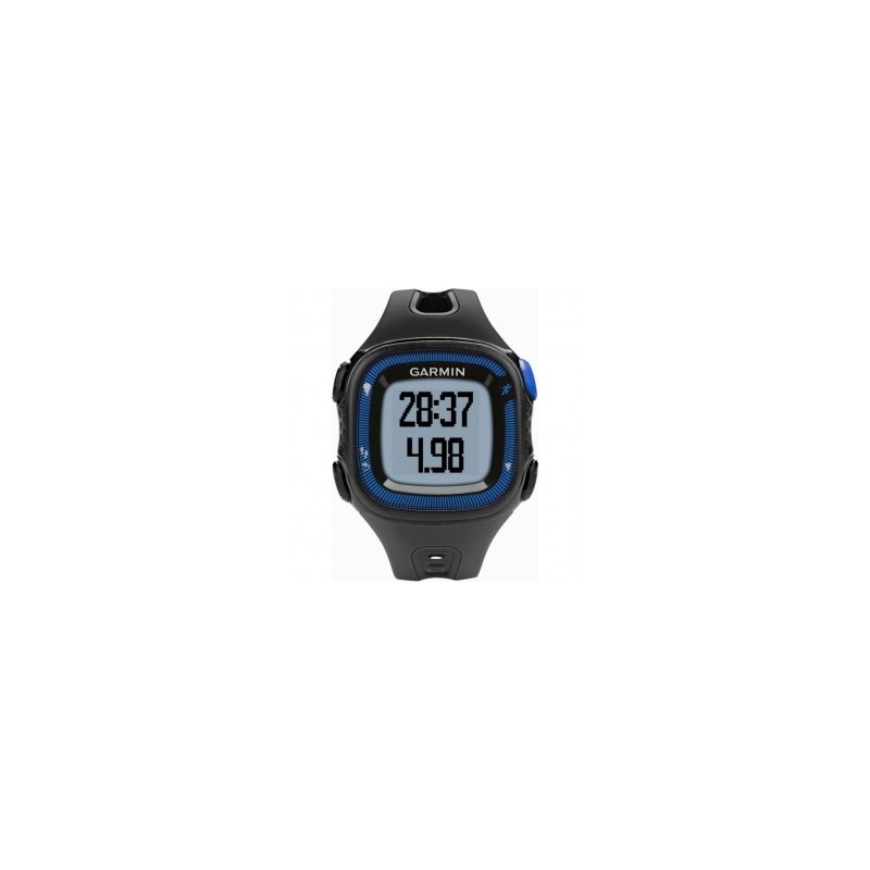 Reloj de Fracuencia Cardíaca Garmin Forerunner 15 con Banda-Negro con Azul