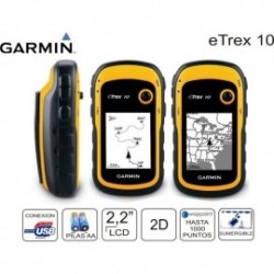 GPS de Mano Garmin eTrex 10-Amarillo