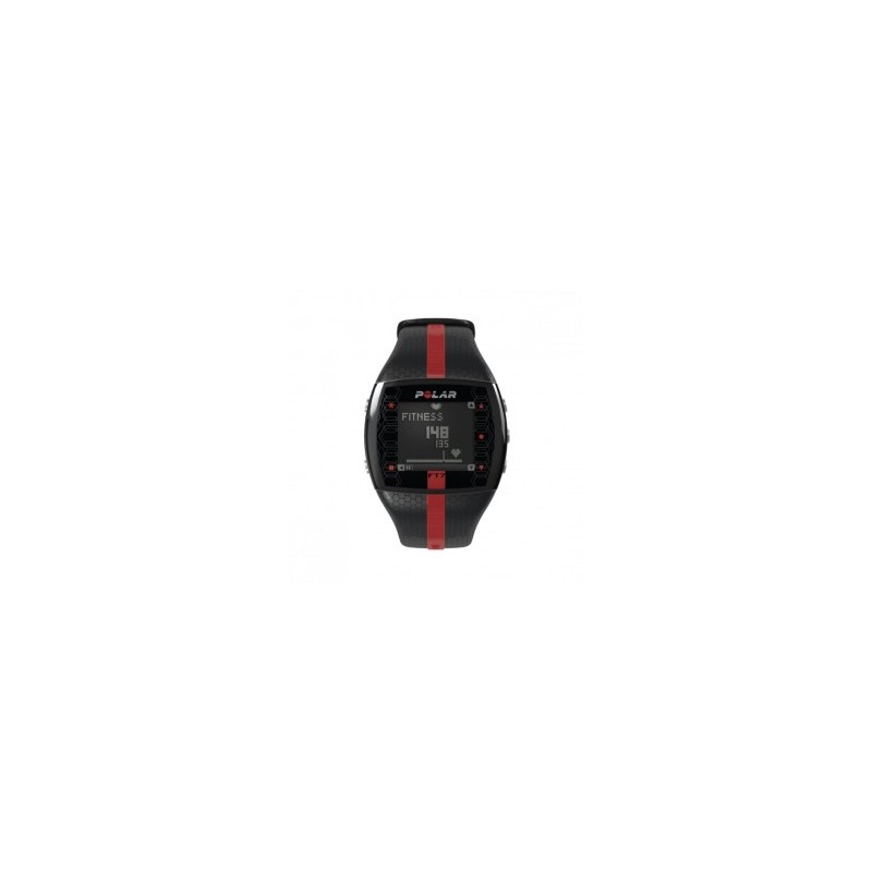Reloj Monitor de Pulso Activo Fitness Polar FT7-Negro Rojo