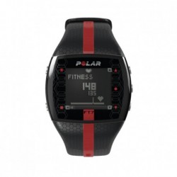 Reloj Monitor de Pulso Activo Fitness Polar FT7-Negro Rojo