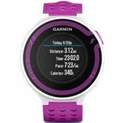 Reloj Garmin Forerunner 220 con Banda de Pecho-Morado con Blanco