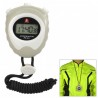 PS-60 1.2" LCD pantalla deportes Cronómetro Cronógrafo para correr - blanco