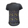 Playera de Hombre TriFerrari 3F Tucan con Doble Composición DryFIT Costuras Planas de Manga Corta y Cuello Redondo-Gris