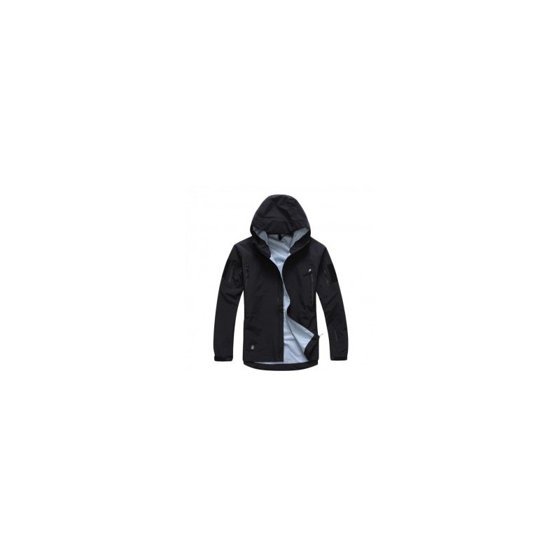 Hombres chaqueta con capucha Hardshell Táctico Ligero impermeable
