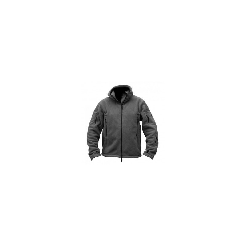 Softshell Jacket Polartec Thermal Al Aire Libre Escudo Deporte Senderismo Polar Con Capucha Gris