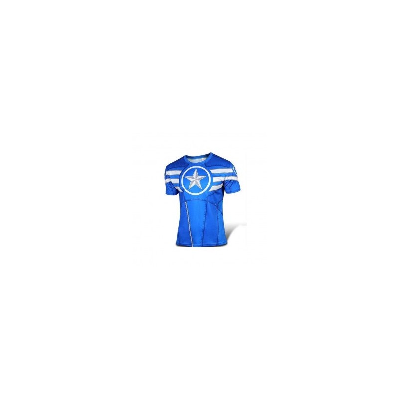 Playera deportiva capitan america