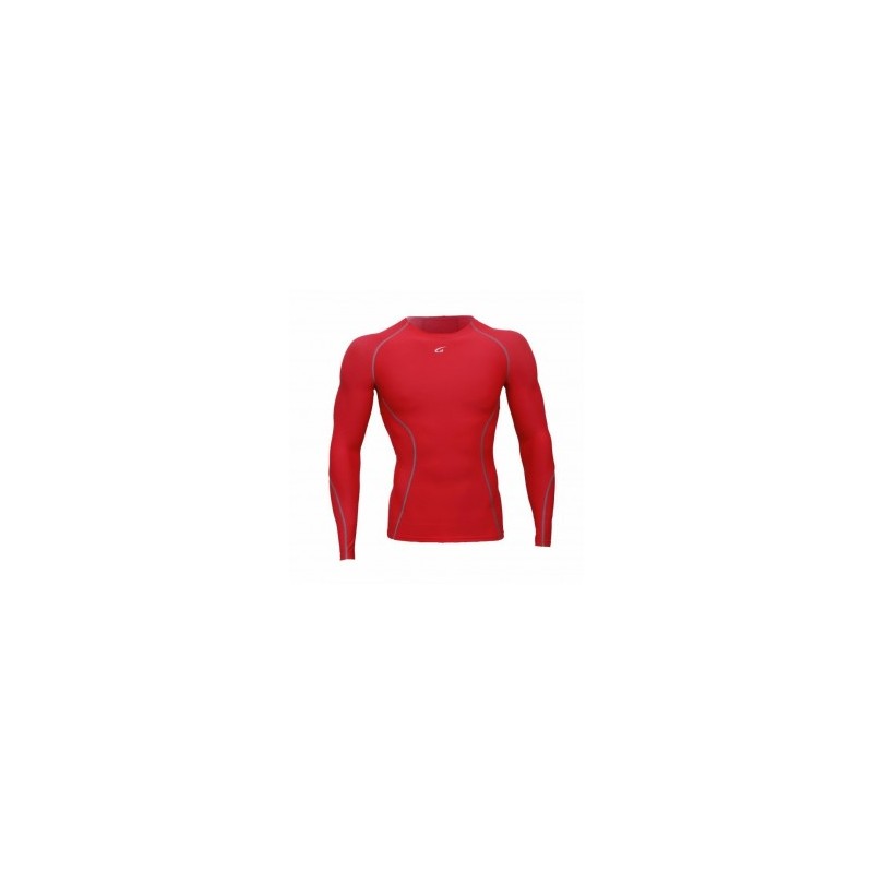 Camiseta Atletica Hombre Compresión Tee Rojo YT003