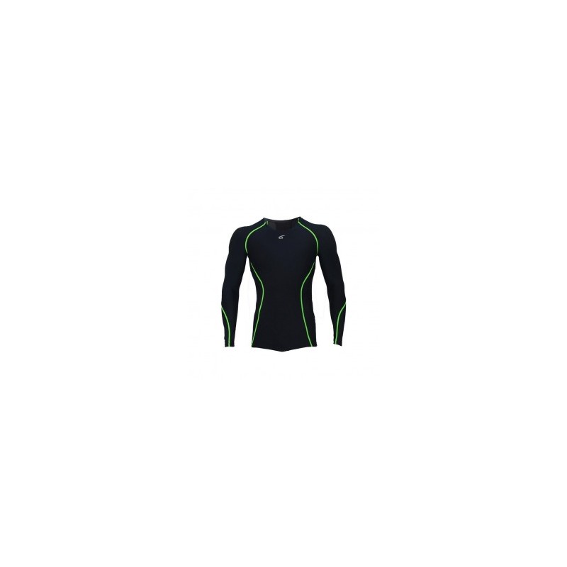 Pro Combat Playera Hombre Compresión Negro YT002