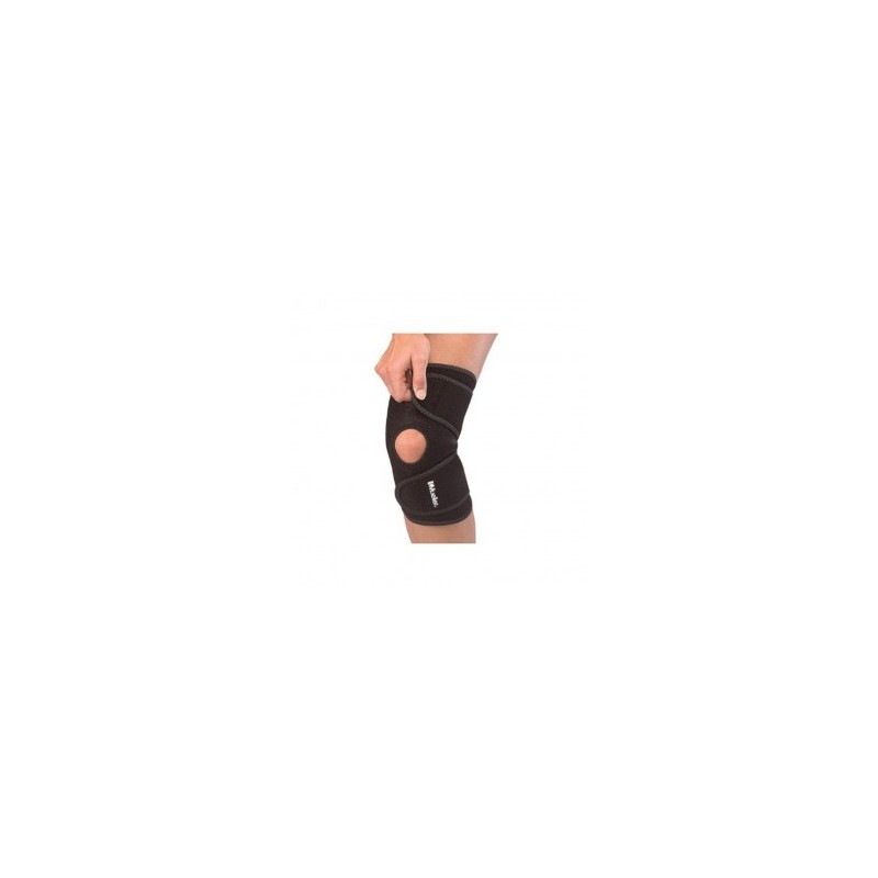 Rodillera de Neopreno ajustable con rótula abierta Unisex Mueller 4532-Negro
