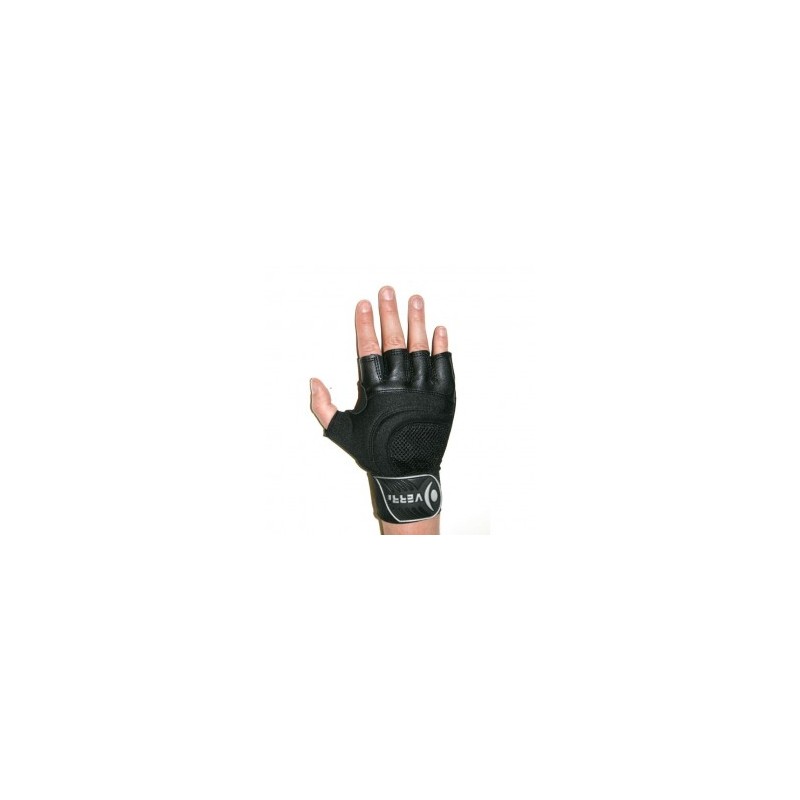 Guantes para Pesas con Muñequera Sintética-Negro