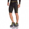 Bermuda de compresión SKINS Extra Grande-Negro con Amarillo