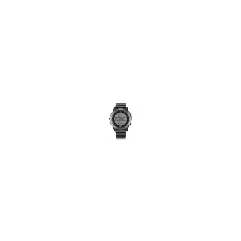 Reloj Multideporte Garmin Fenix 3 Zafiro Gris y Banda de Metal I