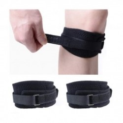 2 PCs Deportes Rodilla Compresión manga RÓTULA rótula Cobertura Negro