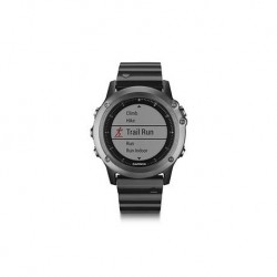 Reloj Multideporte Garmin Fenix 3 Zafiro Gris y Banda de Metal I