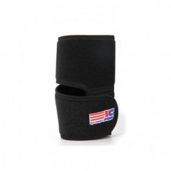 Codera Deporte Protección para Codo con Velcro Ajustable Negro