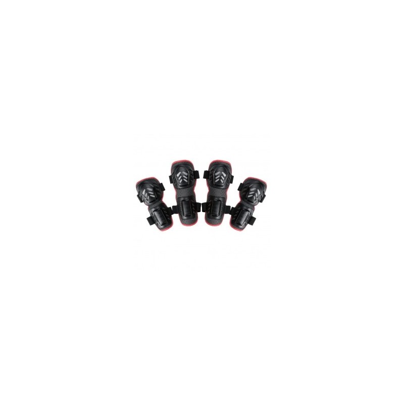Rodilla Deportes al aire libre 4pcs y Elbow Guards Engranaje protector negro
