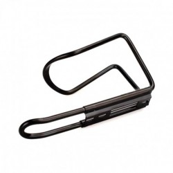Botella de aluminio para bicicleta Ciclismo Deporte acuático sostenedor de la jaula del estante Negro