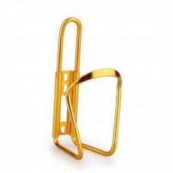 Para bicicleta Ciclismo Deporte acuático Aluminio Botella estante del sostenedor de la jaula de oro
