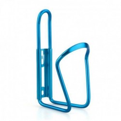 Para bicicleta Ciclismo Deporte acuático Aluminio Botella sostenedor de la jaula del estante azul