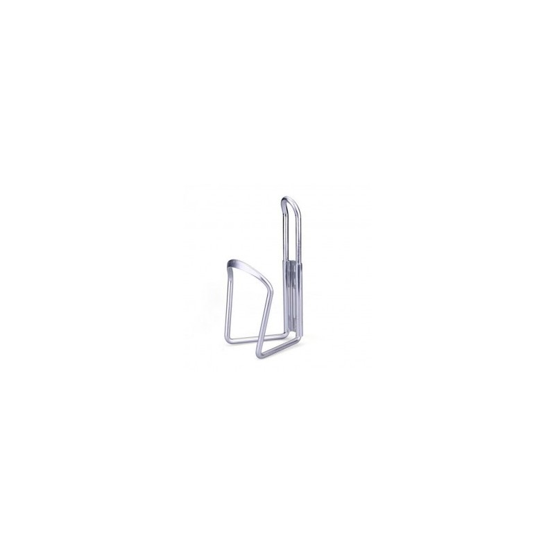 Bici de la bicicleta de ciclo del deporte Botella de agua de aluminio Manillar jaula Titular Plata