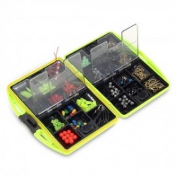 Caja de Trastos Pesca Verde ABS 24 Accesorios para Pescar Deporte Outdoor