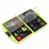 Caja de Trastos Pesca Verde ABS 24 Accesorios para Pescar Deporte Outdoor