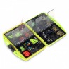 Caja de Trastos Pesca Verde ABS 24 Accesorios para Pescar Deporte Outdoor