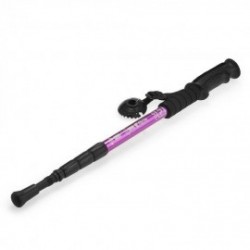 AOTU Bastón de Montaña Trekking Aluminio Color Violeta Senderismo Deporte