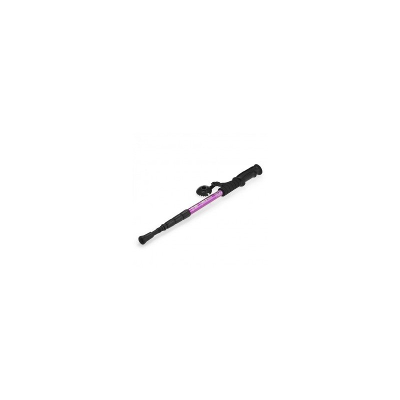AOTU Bastón de Montaña Trekking Aluminio Color Violeta Senderismo Deporte