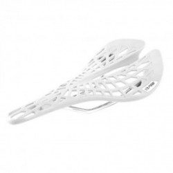 Nueva Montaña MTB Deportes camino de la bicicleta de ciclo Bike Riding Hollow Silla (Blanco)